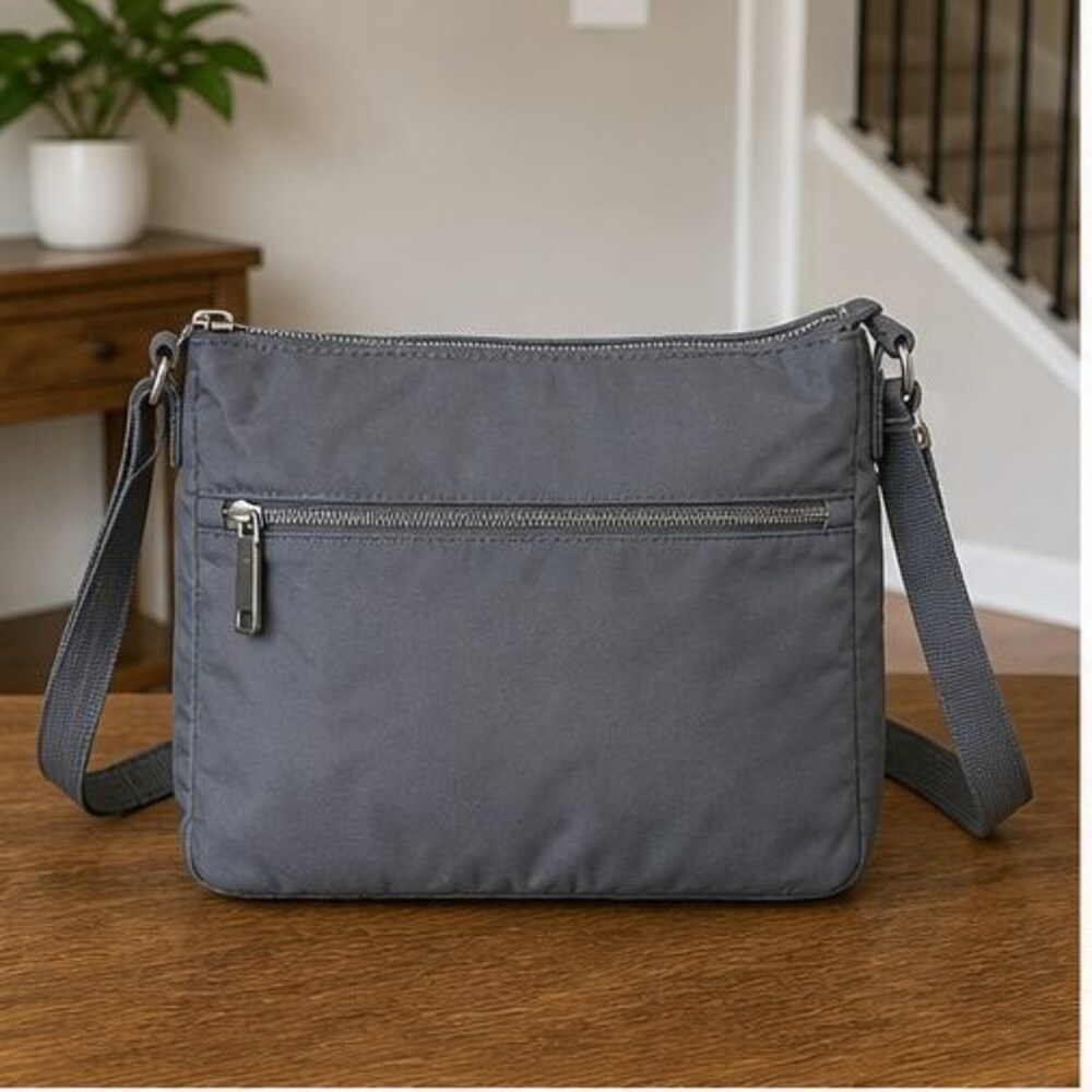 Sand Nylon Crossbody Bag